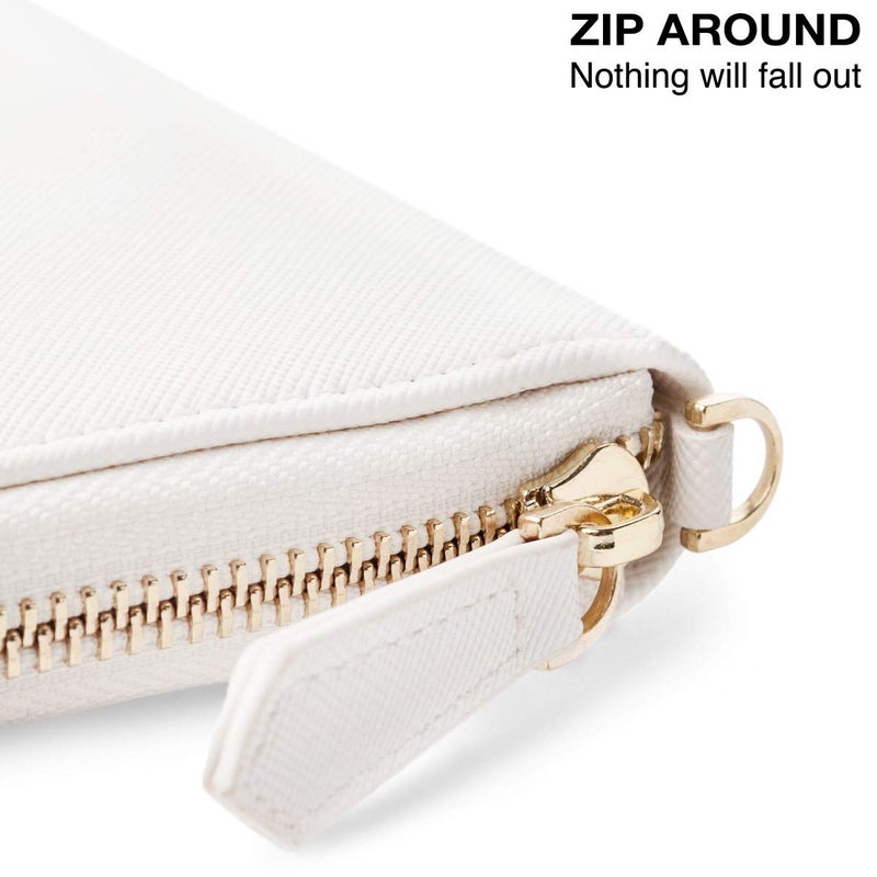 Apadi Travel Document Organizer - RFID Passport Wallet Case Family Holder Id Wristlet - Image 3